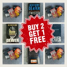 Jeffery Deaver Lincoln Rhyme Save POST CHOOSE Your TITLES Buy 2 Get 1 FREE❤