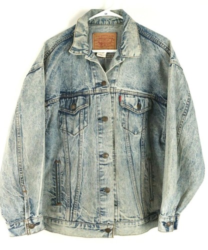 Vintage Levis USA Blue Acid Stone Wash 