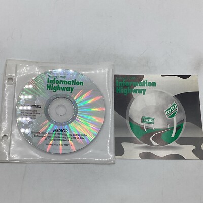 Gateway 2000 Information Highway Information CD-ROM Computer Software #7502210