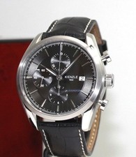 Orologio Uomo KIENZLE Superia ETA 7750 Automatico Cronografo Cinturino Pelle 5 BarW.R