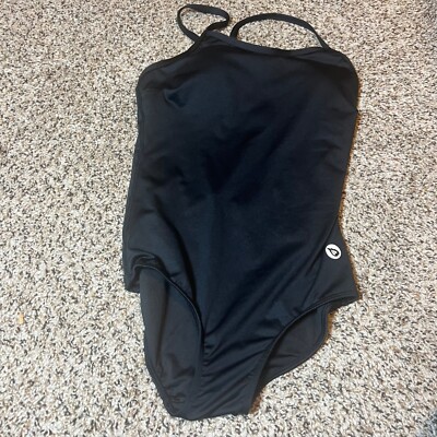 Baleaf Leotard One Piece Swimsuit Athletic Dance Black Size 34