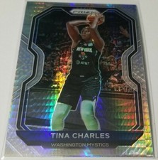 TINA CHARLES 2021 PANINI WNBA PRIZM HYPER #71 MYSTICS
