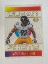 2021 Panini Illusions Football Clear Shots Insert Card #CS-15 James HARRISON