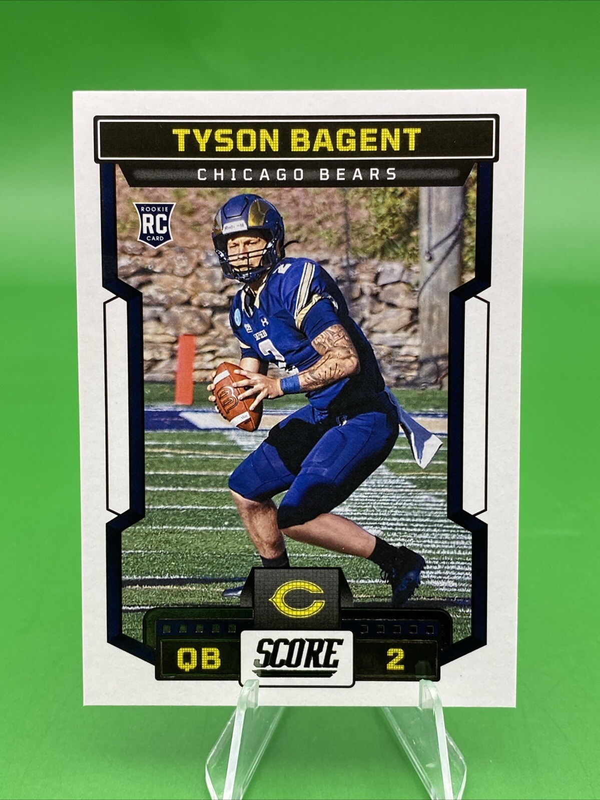2023 Score #312 Tyson Bagent RC Rookie Chicago Bears Football Card