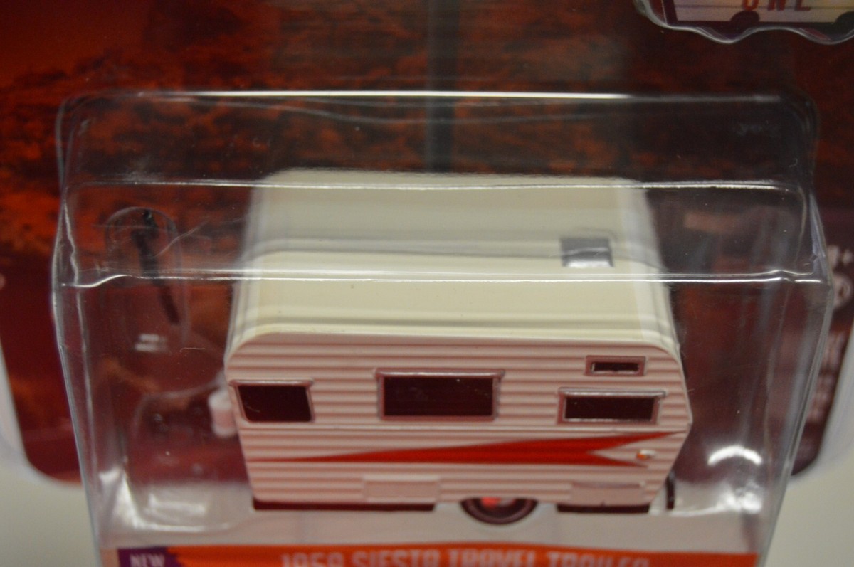 GREENLIGHT Hitched Homes 1959 Siesta Travel Trailer + Awning