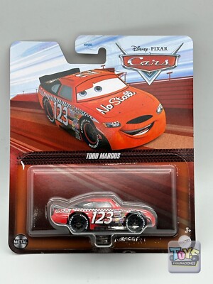 Disney PIXAR CARS  Todd Marcus - No Stall #123 METAL NEW Black Wheels 2024