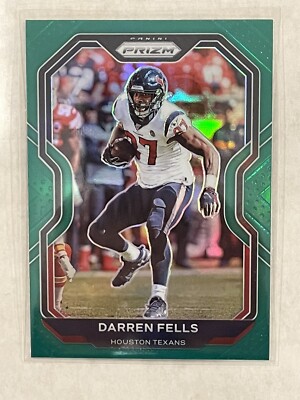 Darren Fells 2020 Panini Prizm Green Parallel #78 Texans