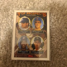1993 Topps - Top Prospects #701 Mike Piazza, Brook Fordyce, Carlos Delgado