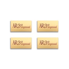 AR-3a improved Acoustic Research Speaker logo Badge 49mm 1.93" X26mm 1.02" GOLD