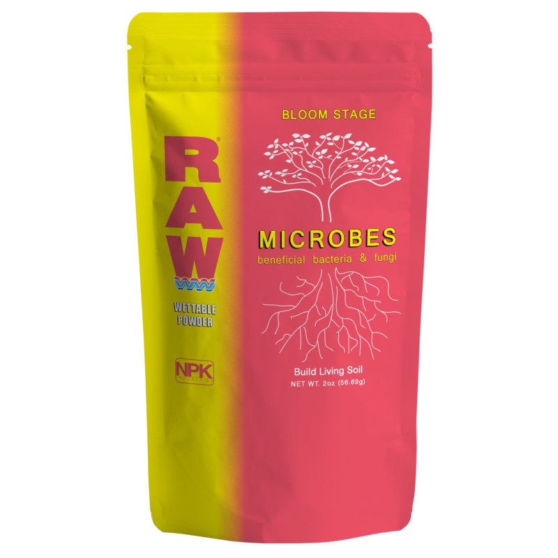 Microbes Bloom 2oz - RAW Water Soluble Bacteria & Fungi NPK Industries