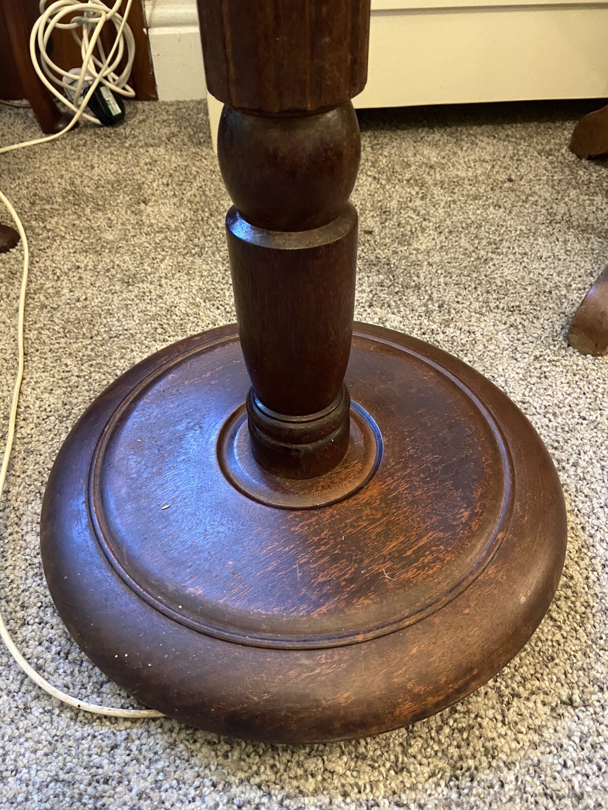 Vintage Wood Standard Lamp base. 144 cm eBay