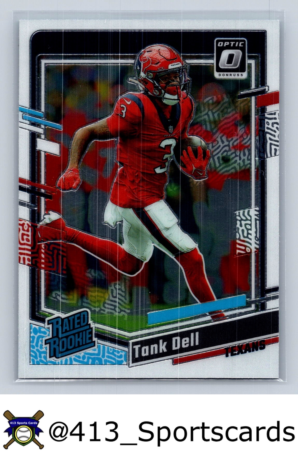 2023 Panini Donruss Optic Tank Dell Rated Rookie RC Houston Texans #245