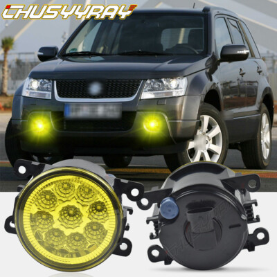 LED Front Bumper Fog Light Bulbs For Suzuki Grand Vitara 2006-2012 SX4 2008-2015