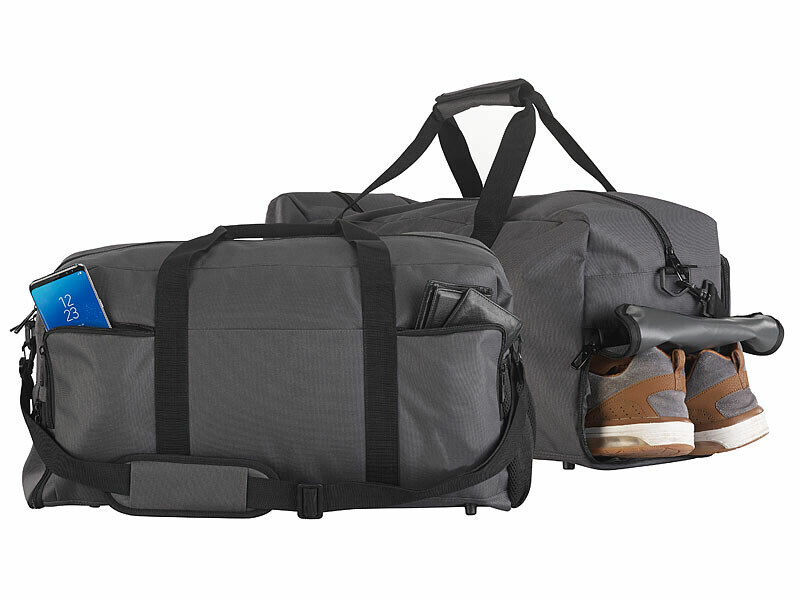 Sac de voyage 40L XCase grand format : bagage cabine et sport noir