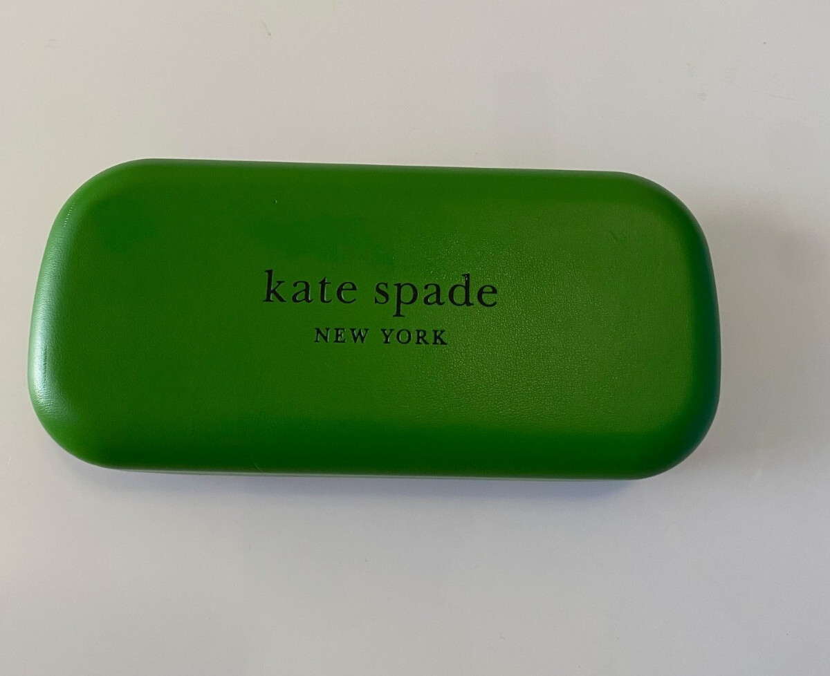 КЕЙТ СПЕЙД Нью-Йорк Зеленые черные очки Eyeglass Солнцезащитные очки в жестком футляре с откидной крышкой 3990₽