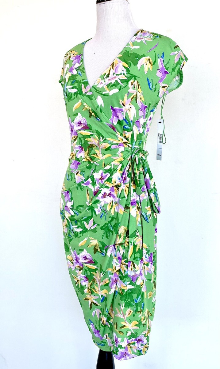 green emerald velvet dress Maggy London Floral Long Sleeve Sheath Dress - Black
