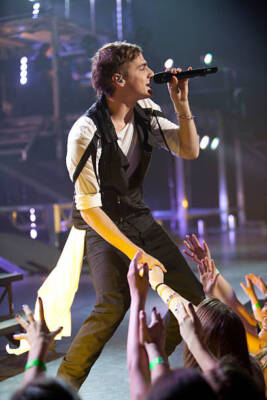 Kendall Schmidt of Big Time Rush at the Fox Theatre on February 25- Old Photo