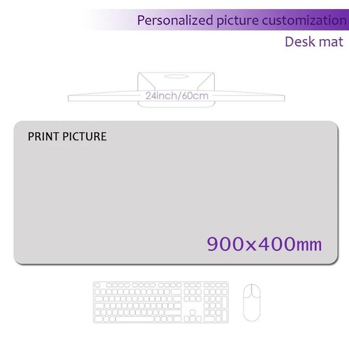 Custom Playmat Deskmat 1200x600 Diy Pink Kawaii Anime Carpet Game Genshin Mouse - Picture 9 of 20