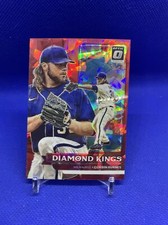 2022 Panini Donruss Optic Corbin Burnes Diamond Kings Red Cracked Ice FOTL 6/7