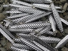 20 fishing bulk jigs lures 2oz hammered diamond AVA  jigging no hooks   