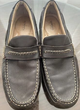 Sperry Top Sider Driving Loafers Mens Size 10  Slip On Shoes Leather Preppy