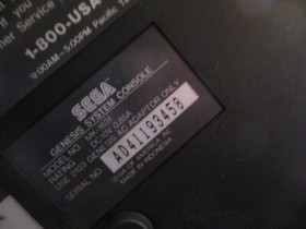 Sega Genesis Model 2 Console w/ Box Controller Cord Sonic Spinball System Manual