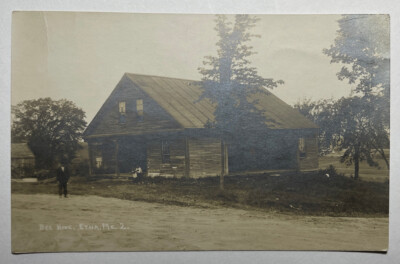 Bee Hive Etna ME 2 Maine RPPC Eastern Illustrating & Publishing Co