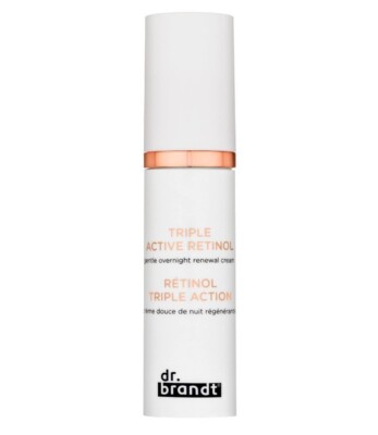 Dr Brandt TRIPLE ACTIVE RETINOL Gentle Overnight Renewal Cream 1 fl oz