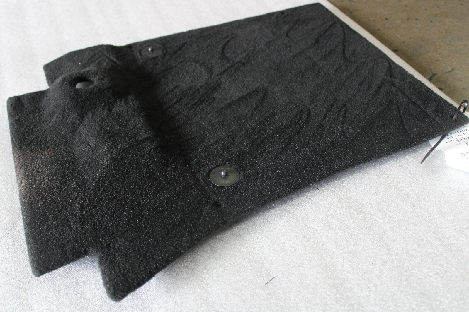 Ferrari 599, LH, Left, Front Carpet, Black, Faded, Used, P/N 68776600