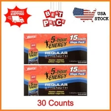5-hour ENERGY Shot, Regular Strength, Berry, 30 Count