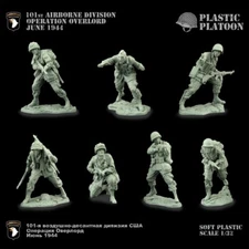 Plastic Platoon 101st Paratrooper Division Operation Overlord Scale 1:32