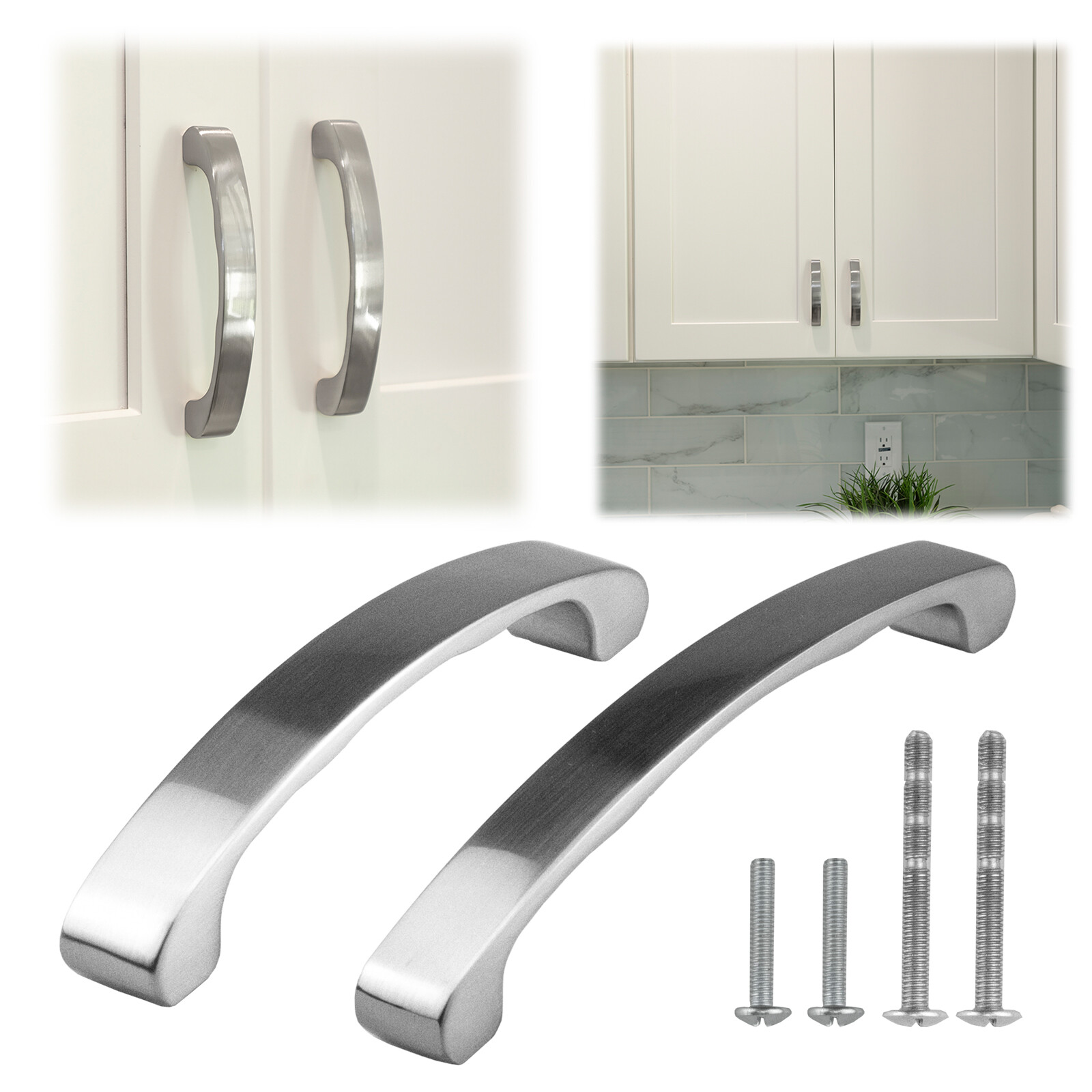 46 inch Brushed Nickel Pulls Drawer Handle Kitchen Hardware