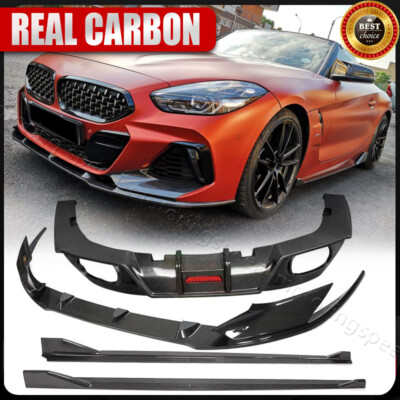For BMW Z4 G29 M-Sport 2019-24 REAL Carbon Front Bumper Lip