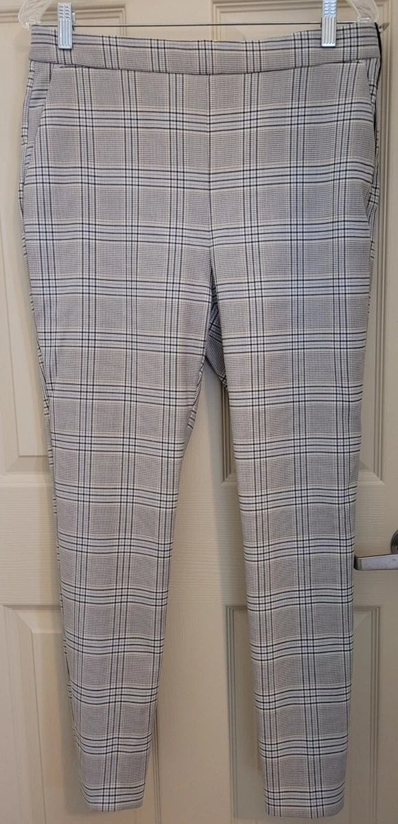 Zara Checkered Cigarette Pants, Women's Fashion, Bottoms, Other Bottoms on  Carousell