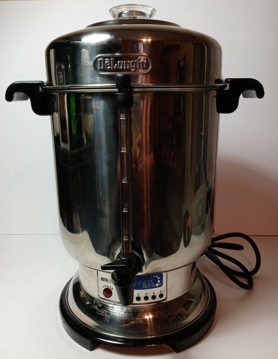 DELONGHI 60 CUP COFFEE URN, LIKE NEW, USED ONCE - business