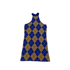 Urban Outfitters plaid halter dress