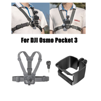 For DJI Osmo Pocket Camera Chest Strap Fixed Frame Holder Parkour Travel 