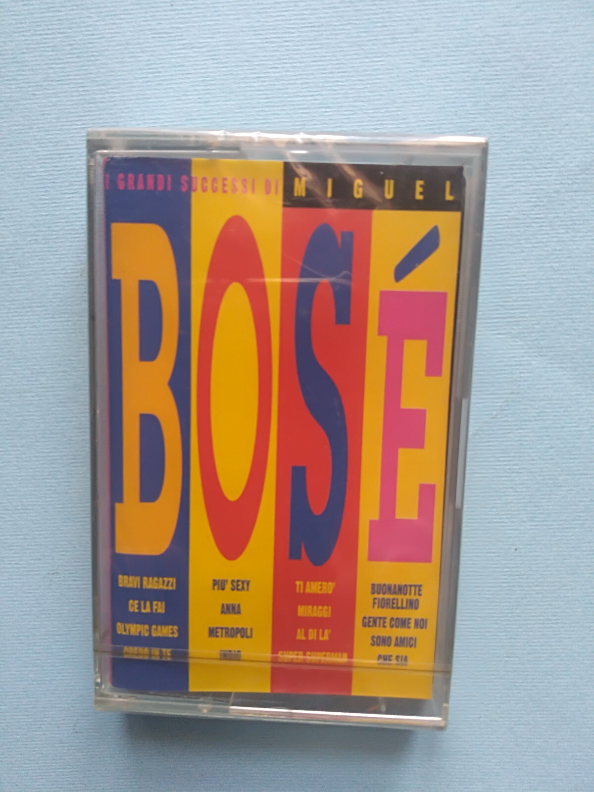I MIGLIORI SUCCESSI DI MIGUEL BOSE' MC K7 SEALED