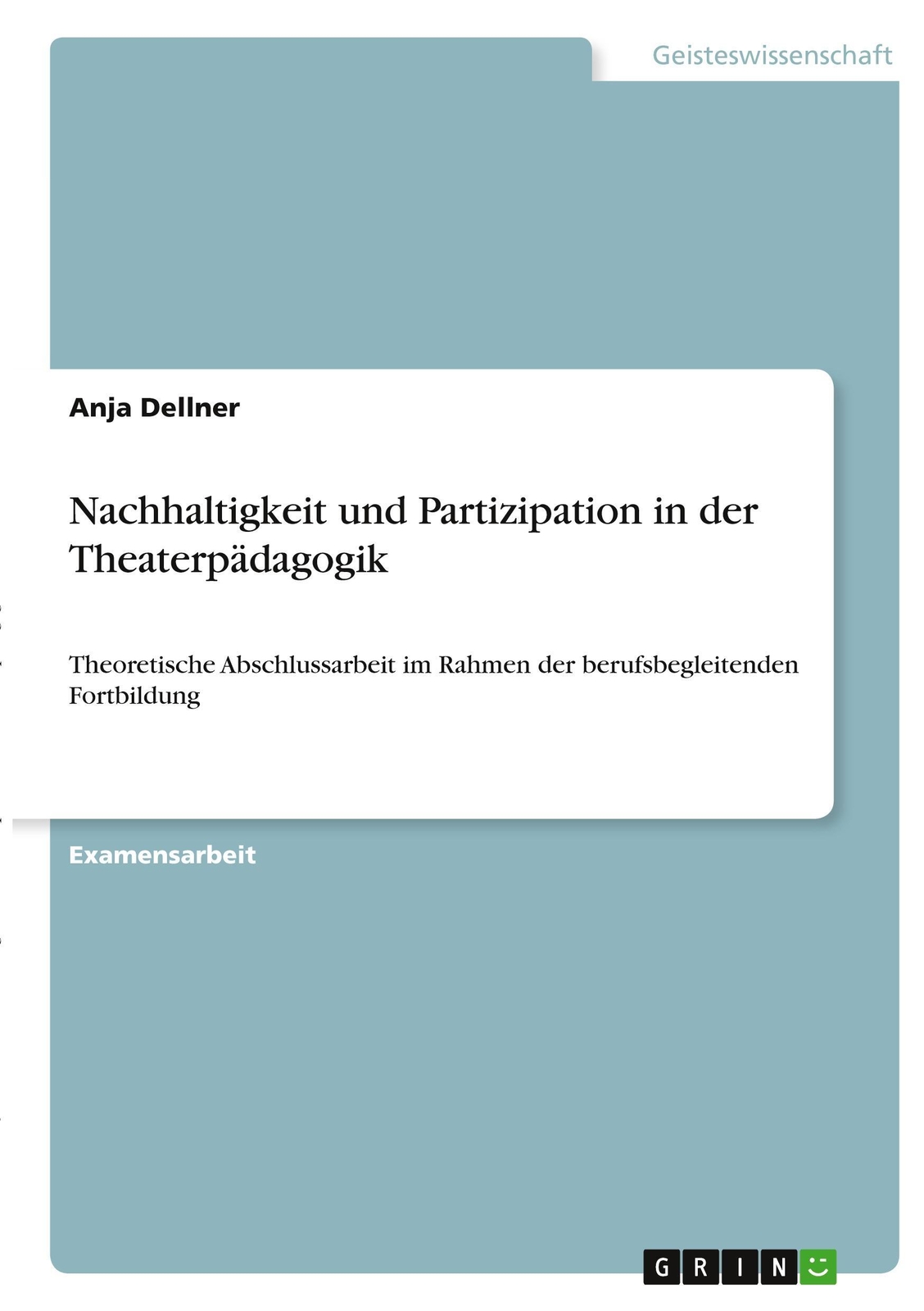 Thumbnail - Nachhaltigkeit Und Partizipation In Der Theaterpädagogik Anja Dellner