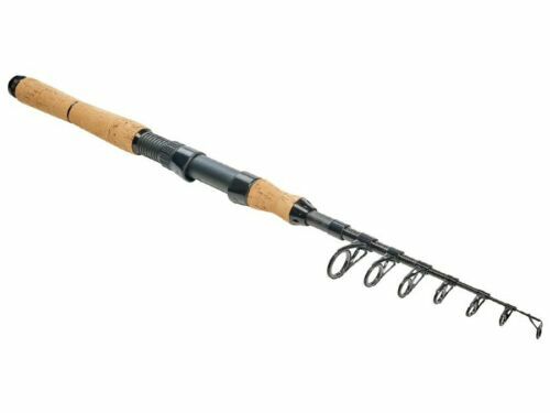 DAM Base-X Tele Spin Angelrute - Vielseitige Teleskoprute Für Einsteiger, 2,10m