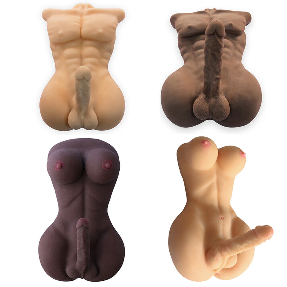 Lifelike Masturbator Sex Toy Male Body Torso Love Doll w/ Big Cock for Men Women eBay photo