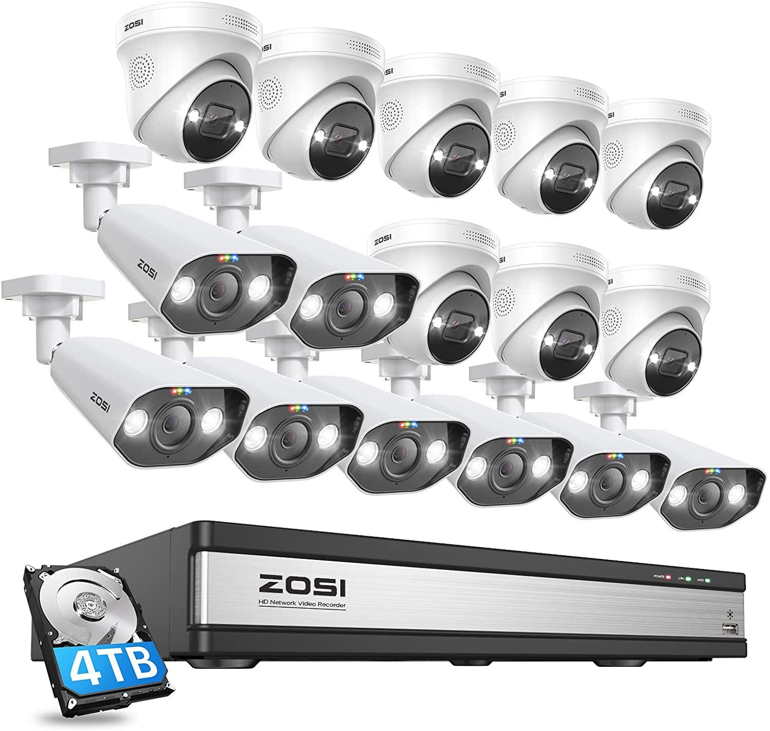 H.265+ Ai Detect Audio 4tb Hdd