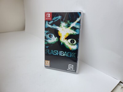 FLASHBACK  FOR NINTENDO SWITCH NEW NEVER USED W/NEW CASE #B26