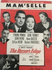 Mam'selle Mack Gordon Edmund Goulding Leo Feist Vintage Sheet Music 1947