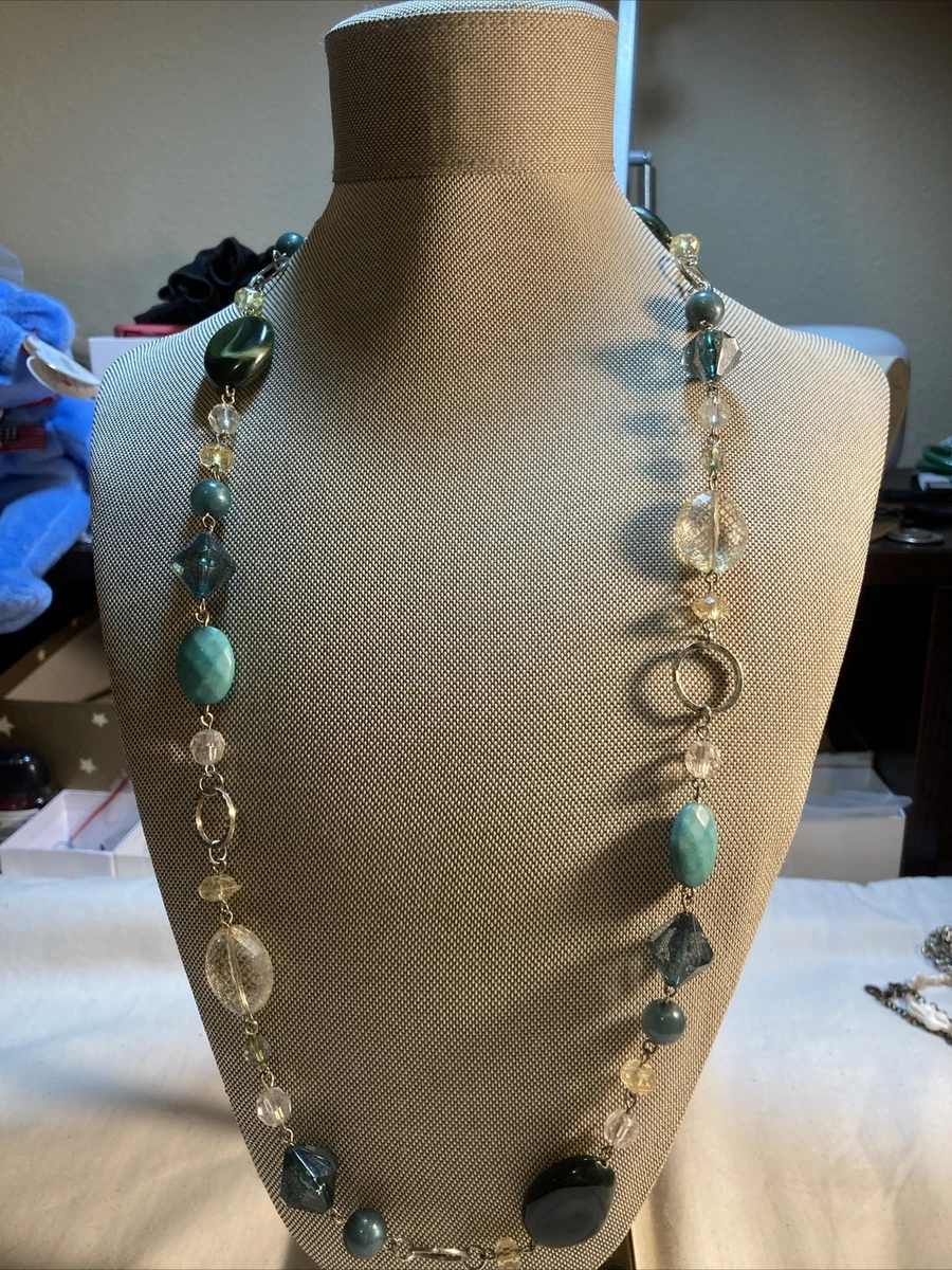 Fancy store stone necklace