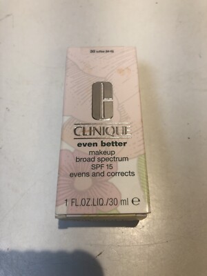CLINIQUE Even Better Makeup Broad Spectrum SPF15 30 TOFFEE (M-G) NEW FRESH