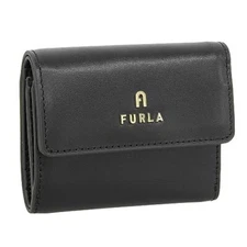 FURLA CAMELIA S COMPACT TRIFOLD ZIP WP00344 NERO