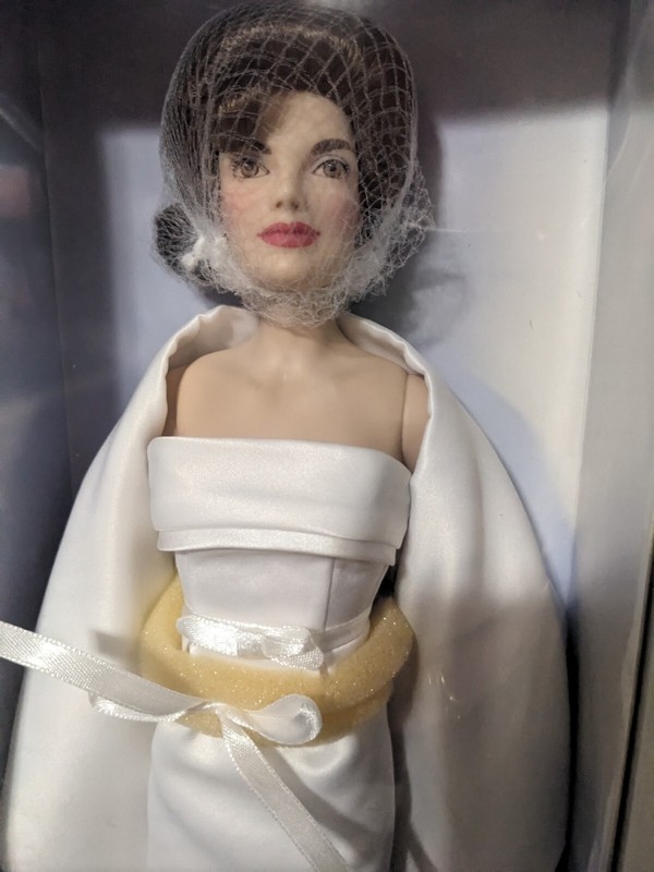 Franklin Mint Jackie Doll Porcelain With COA