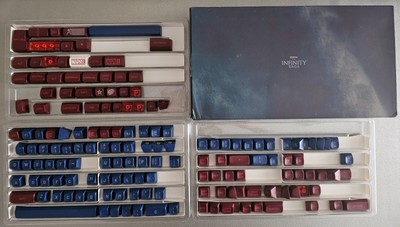Drop MT3 Captain America Keycaps für custom mechanische Tastatur