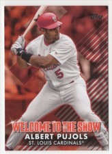 2022 Topps - Albert Pujols SSP Welcome to the Show Red /10 - St. Louis Cardinals